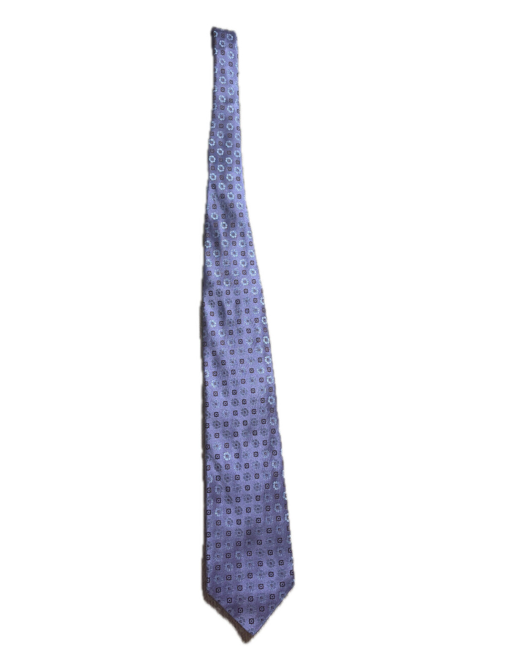 Kiton Napoli Purples/Brown/Teal Flowers Tie